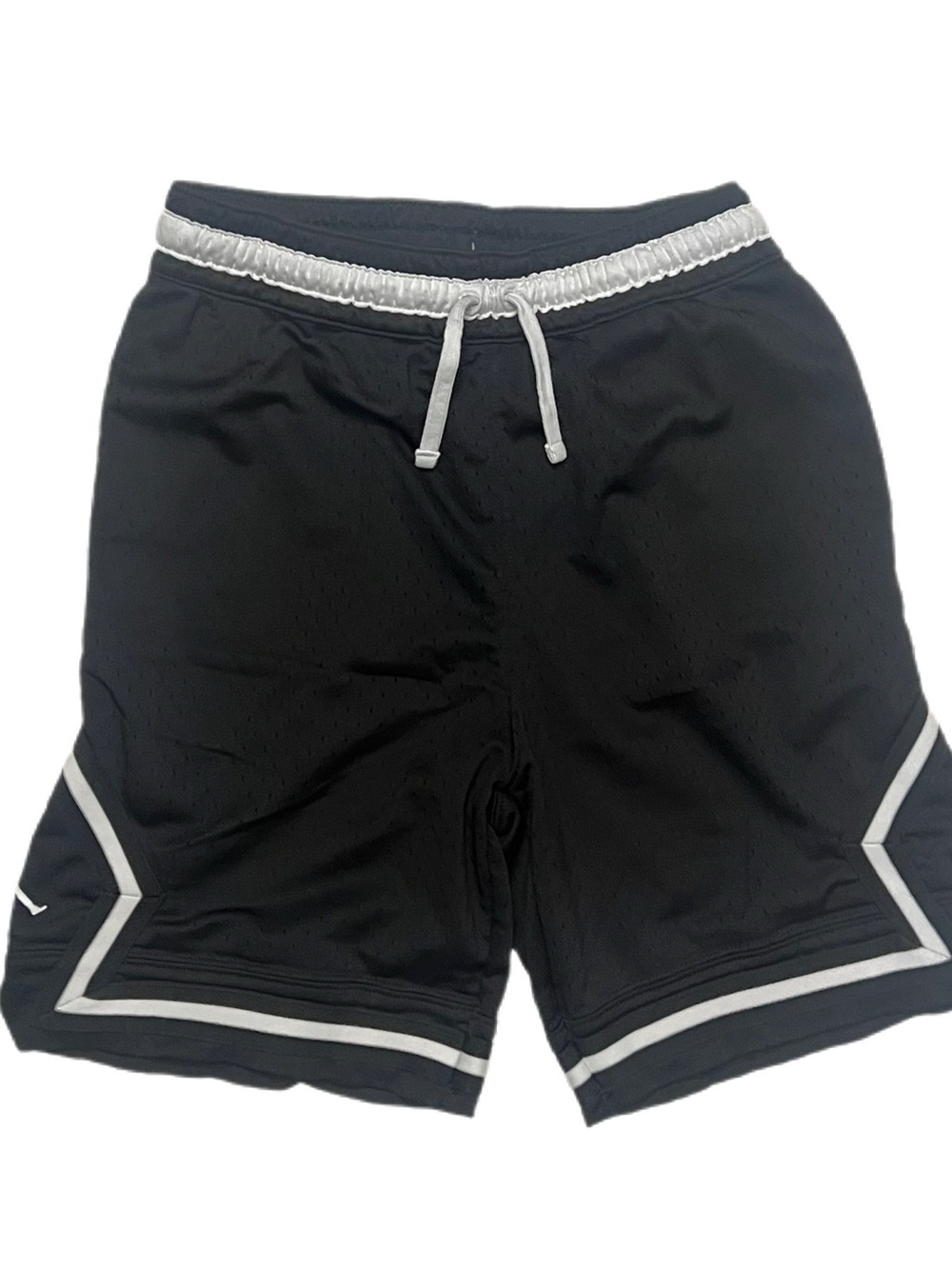 Jordan Black Athletic Shorts with White Trim